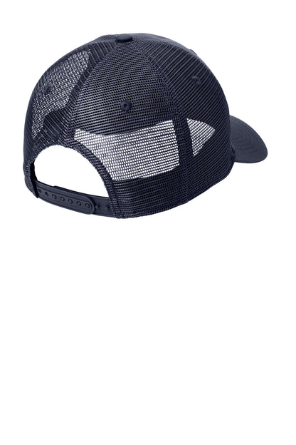 Rear View of Navy Carhartt Rugged Professional Series Cap CT106687