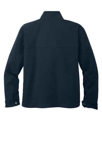 Rear View of Navy Carhartt Super Dux Soft Shell Jacket CT105534