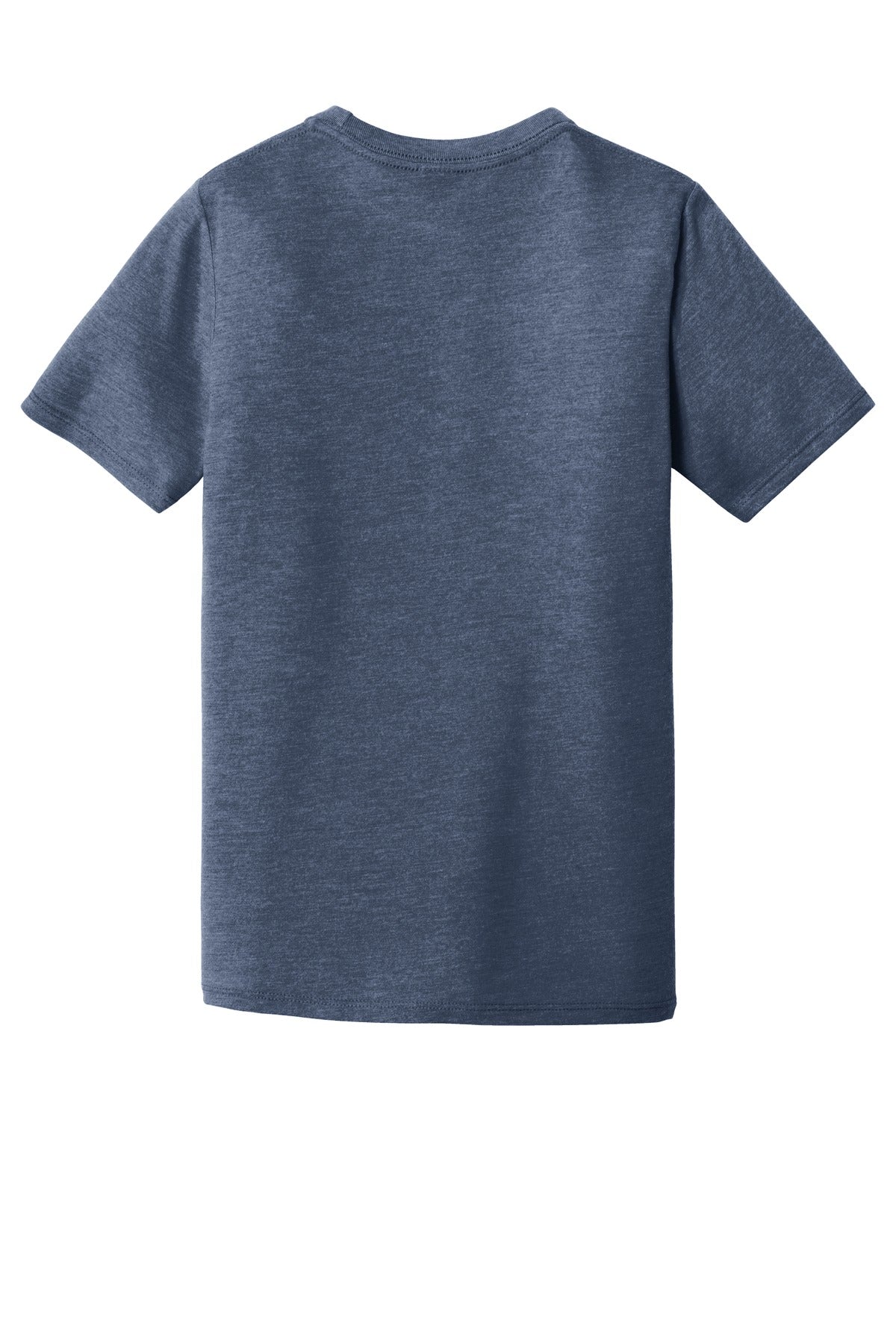 Rear View of Navy Frost District Youth Perfect Tri Tee. DT130Y