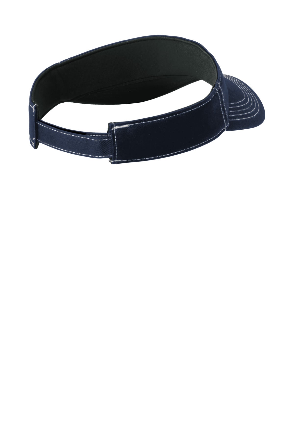 Rear View of Navy Nike Dri-FIT Ace Visor NKFB6446