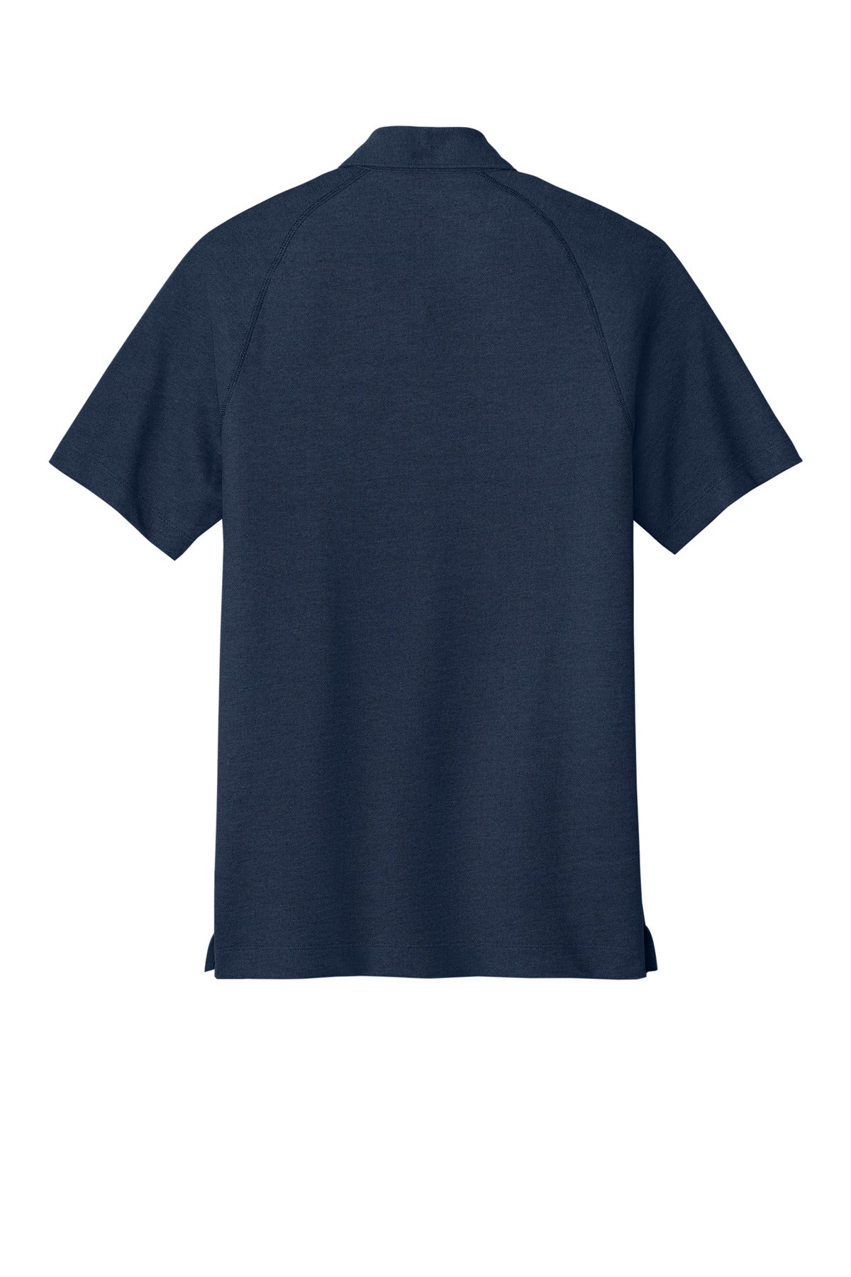 Rear View of Navy OGIO Onyx Polo. OG126