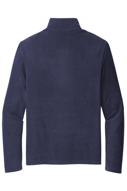 Rear View of Navy Port Authority Accord Microfleece Jacket F151