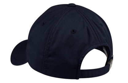 Rear View of Navy Port Authority Fine Twill Cap. C800