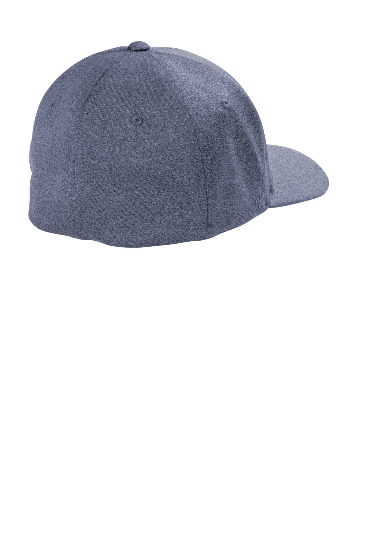 Rear View of Navy Port Authority Flexfit Melange Unipanel Cap C946