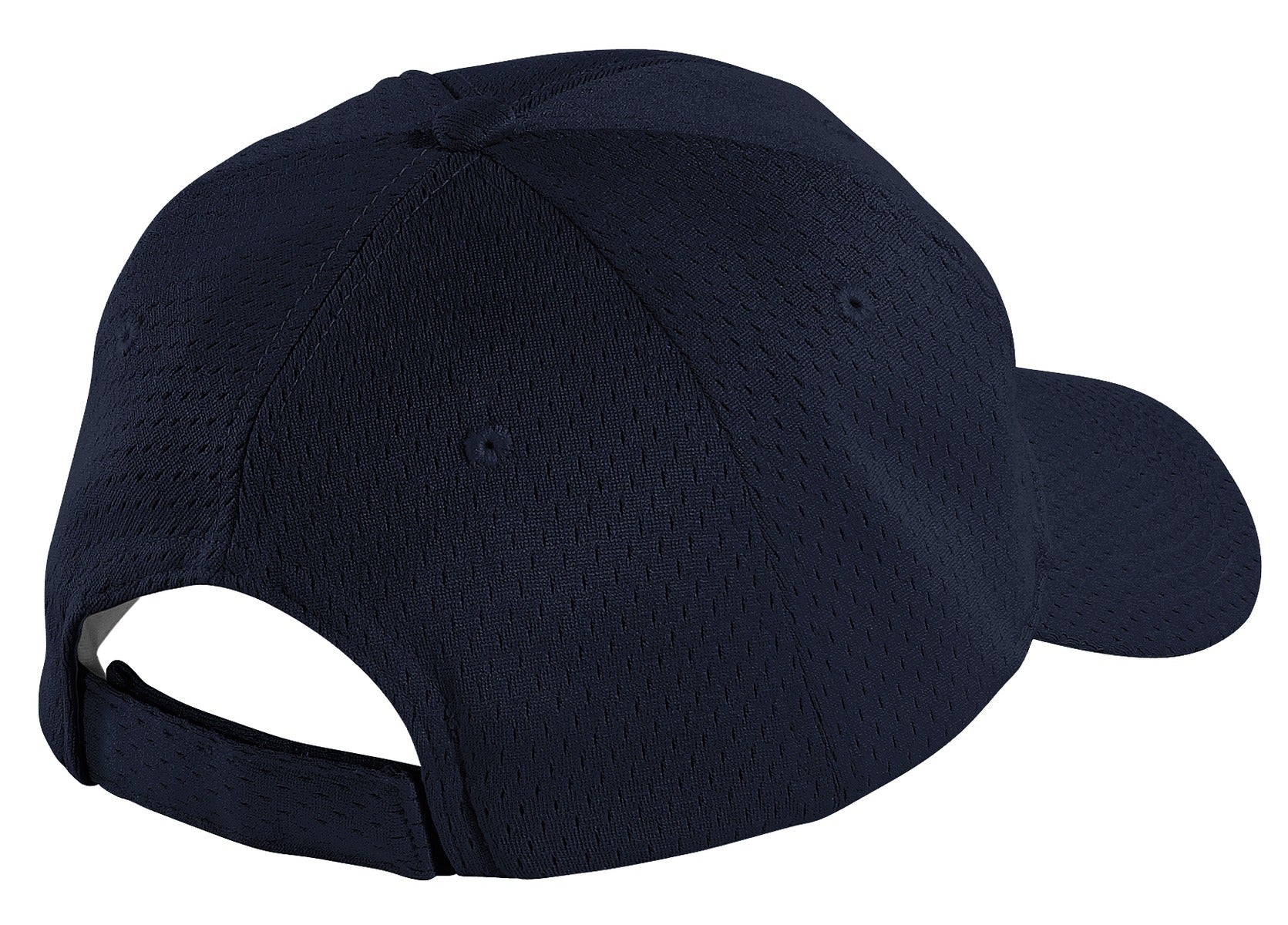 Rear View of Navy Port Authority Youth Pro Mesh Cap. YC833