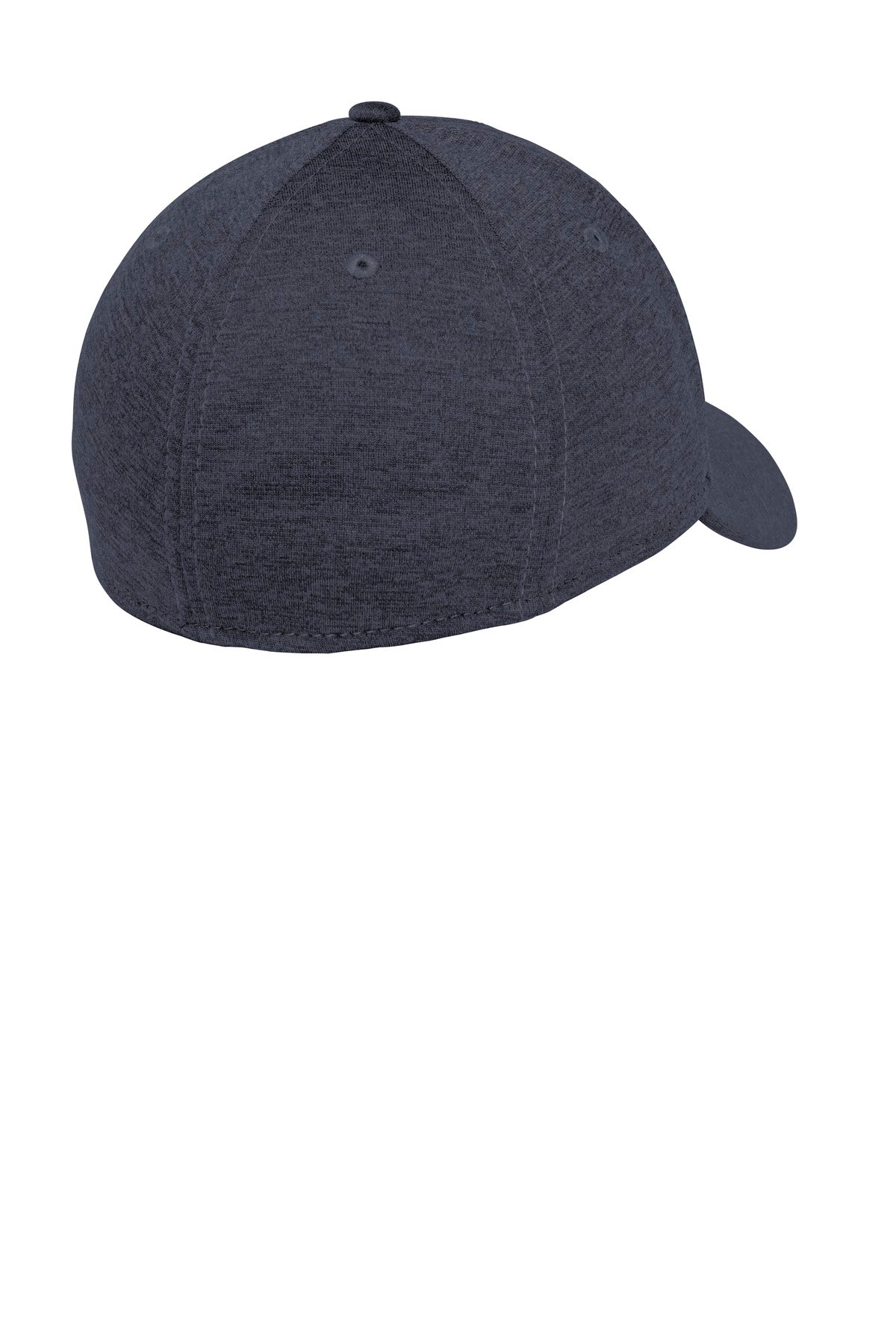 Rear View of Navy Shad Hthr New Era Shadow Stretch Heather Cap. NE703