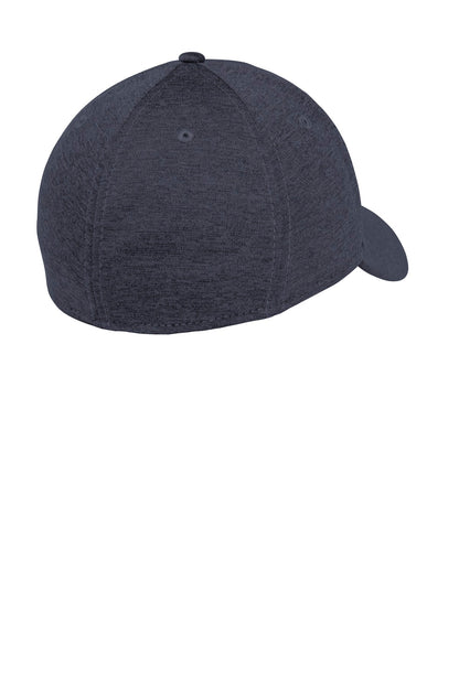 Rear View of Navy Shad Hthr New Era Shadow Stretch Heather Cap. NE703
