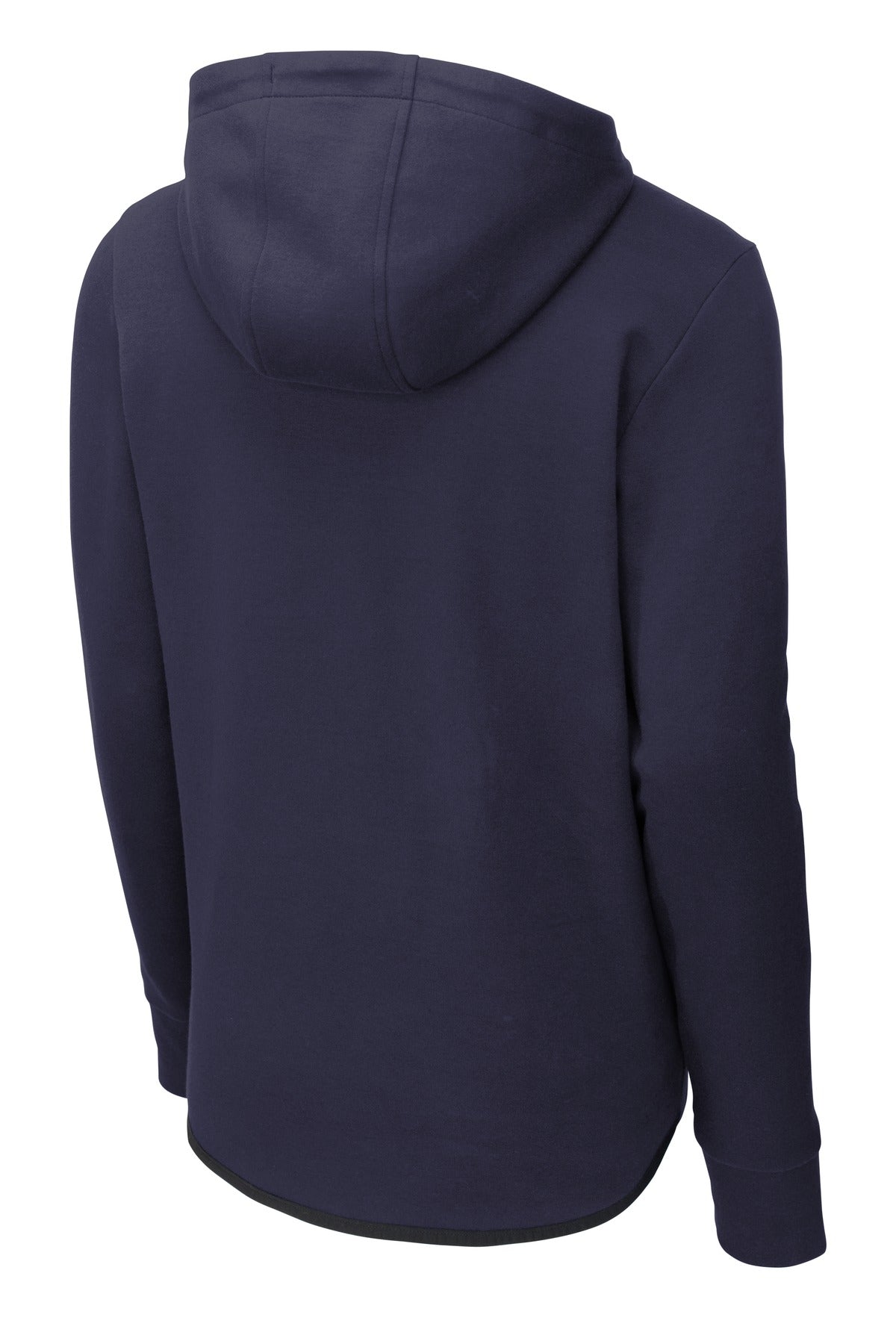 Rear View of Navy Sport-Tek Triumph Hooded Pullover ST280