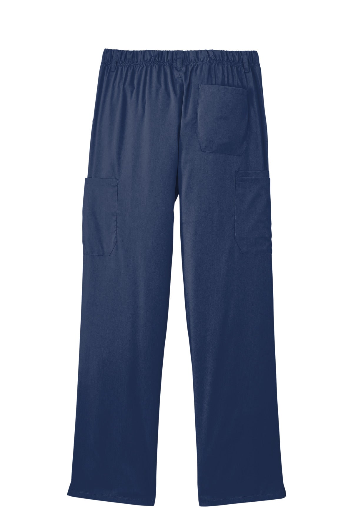 Rear View of Navy Wink Men's Premiere Flex Cargo Pant WW5058