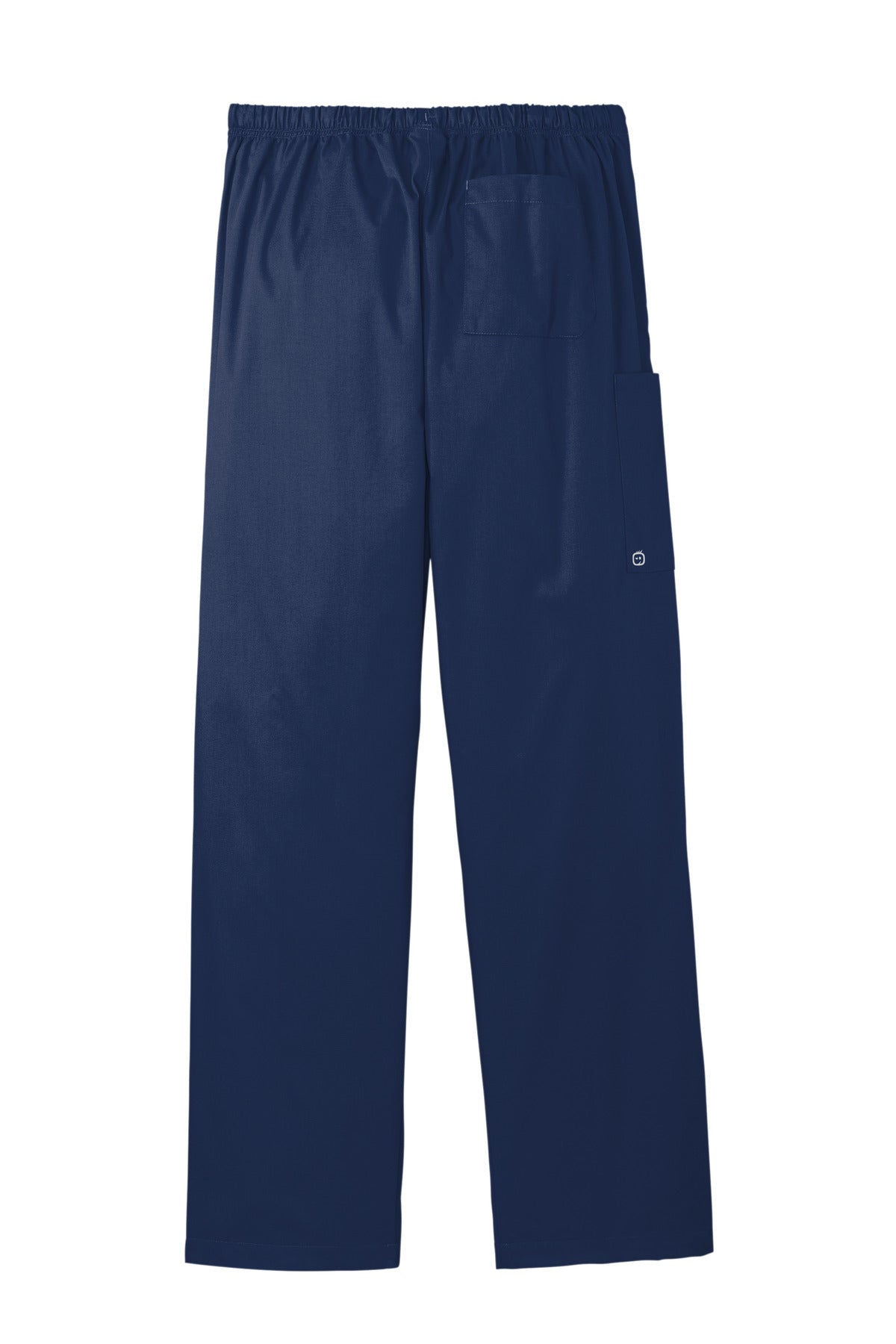 Rear View of Navy Wink Unisex WorkFlex Cargo Pant WW3150