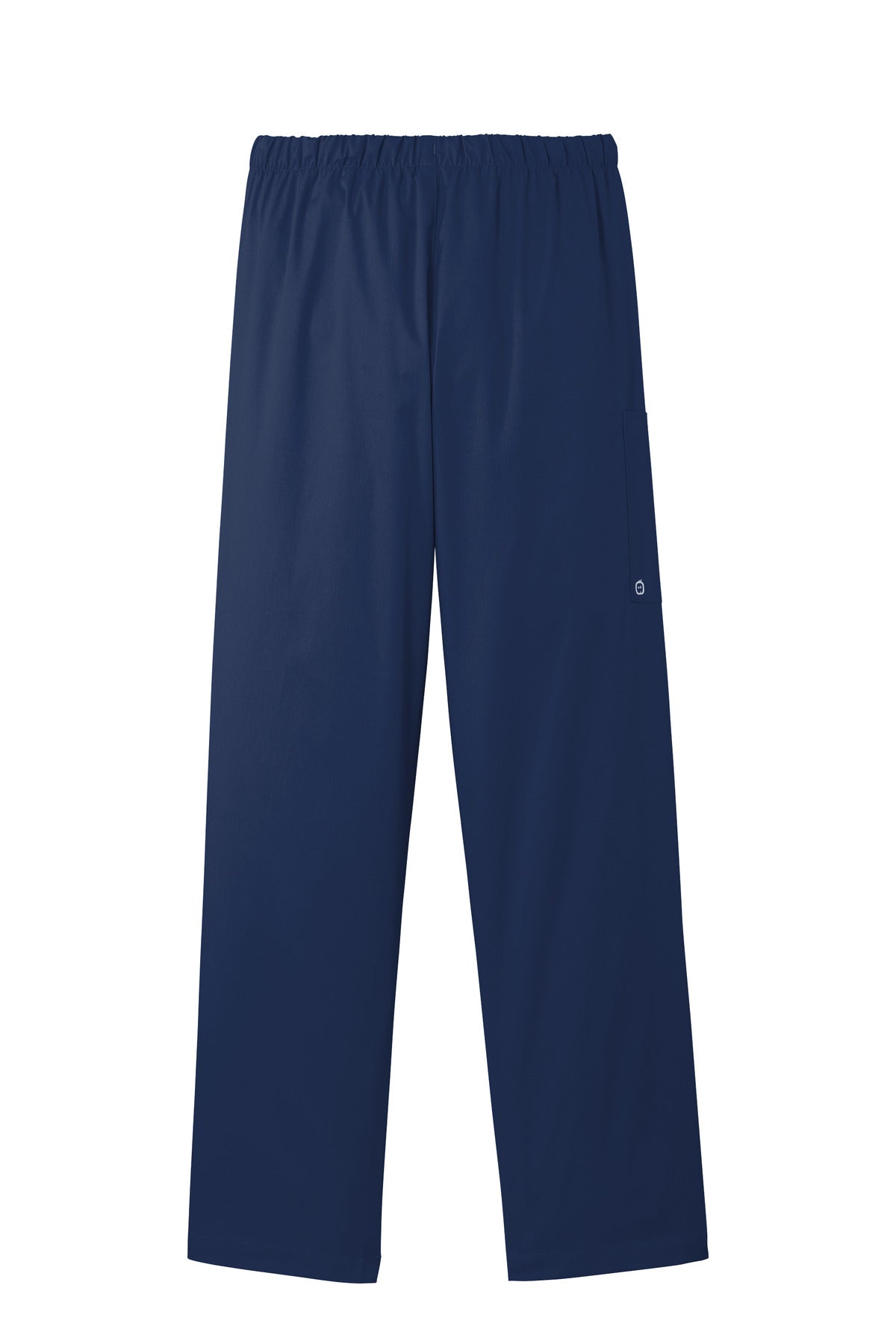 Rear View of Navy Wink Women's WorkFlex Cargo Pant WW4550