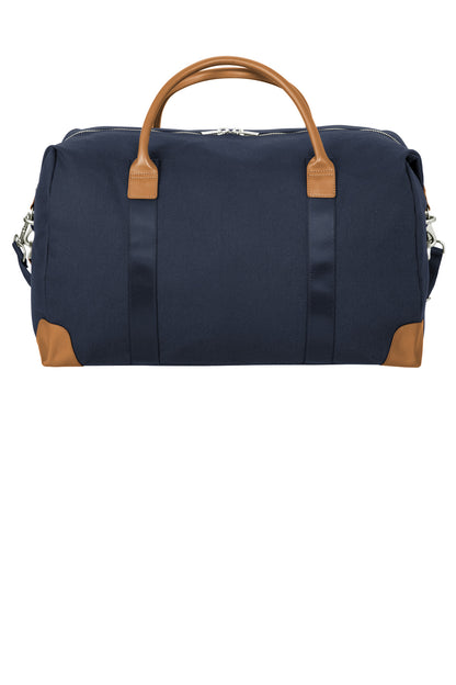 Rear View of NavyBlazer Brooks Brothers Wells Duffel BB18880