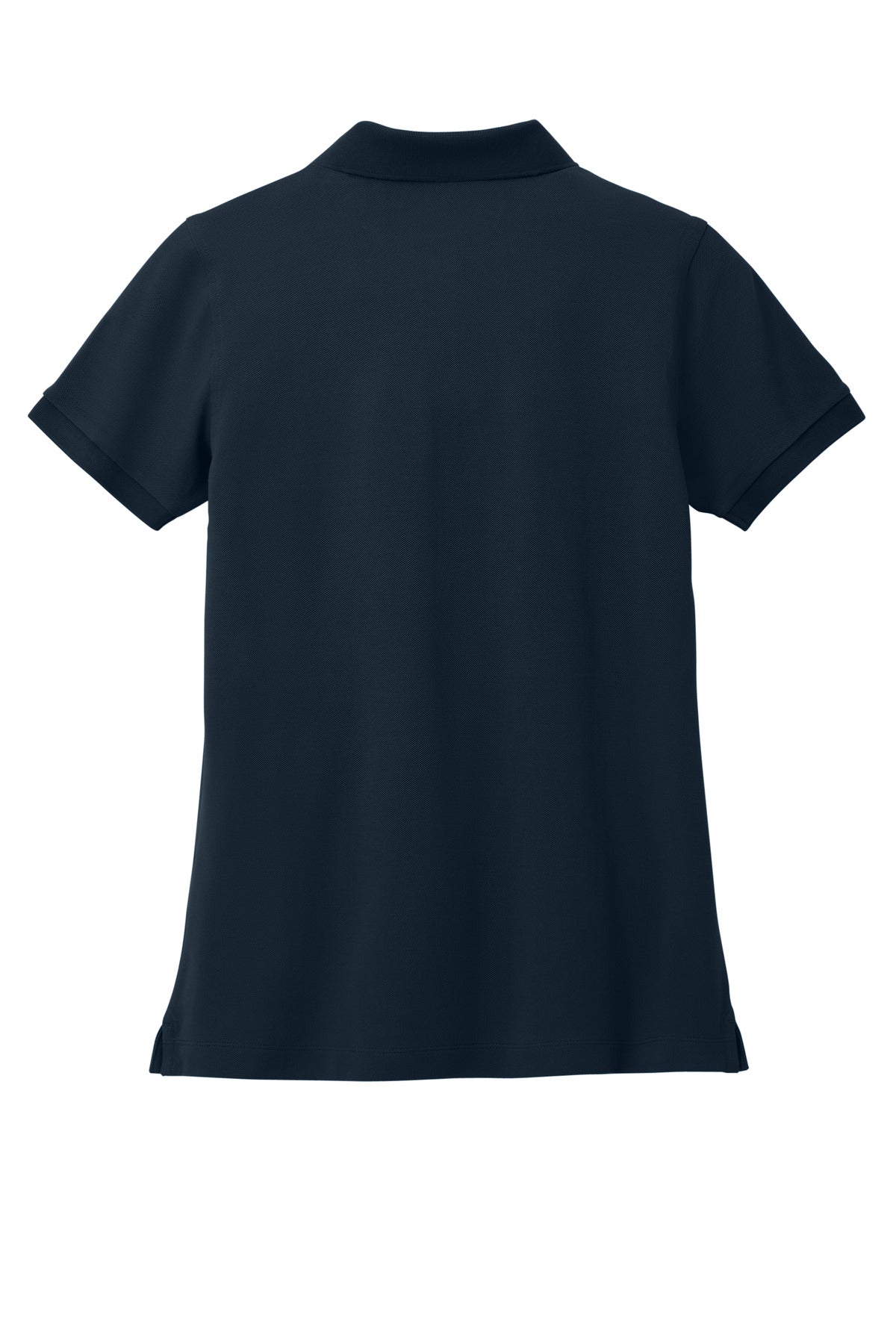 Rear View of NavyBlazer Brooks Brothers Women's Pima Cotton Pique Polo BB18201
