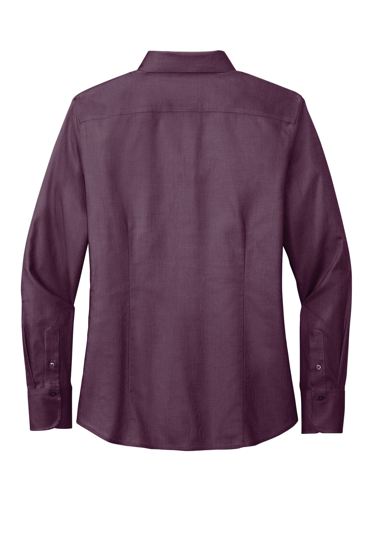 Rear View of NBlr/VPort Brooks Brothers Women's Wrinkle-Free Stretch Nailhead Shirt BB18003