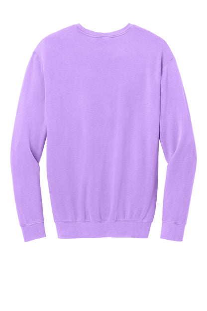 Rear View of NeonVio Comfort Colors Lightweight Crewneck Sweatshirt 1466