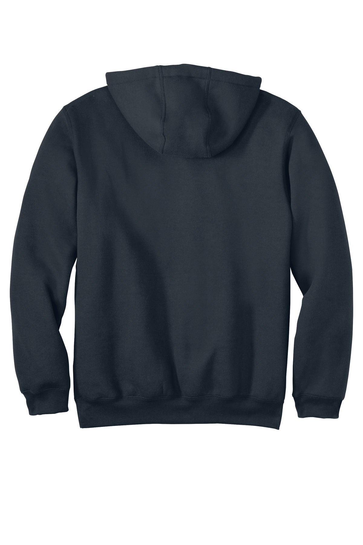 Rear View of NewNavy Carhartt Tall Midweight Hooded Sweatshirt CTTK121