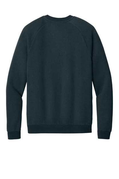 Rear View of NewNavy District Cloud Fleece Crew DT7804