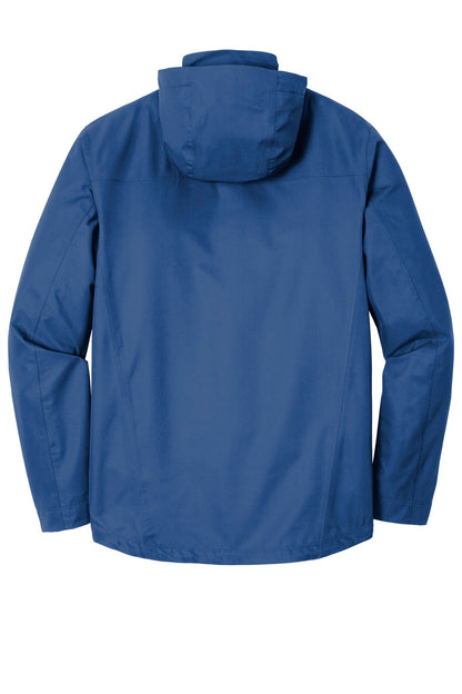 Rear View of Night Sky Blue Port Authority Collective Outer Shell Jacket. J900