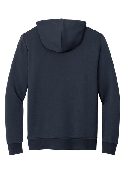 Rear View of NightNavy Brooks Brothers Double-Knit Full-Zip Hoodie BB18208