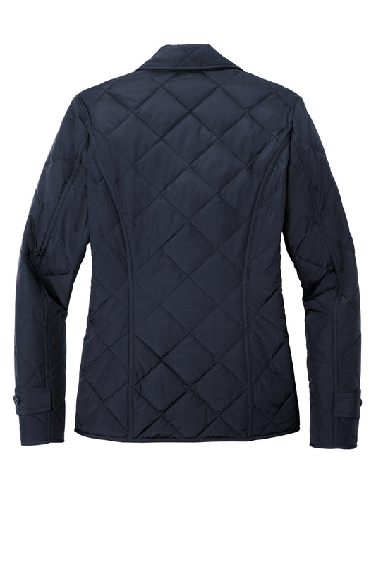 Rear View of NightNavy Brooks Brothers Women's Quilted Jacket BB18601