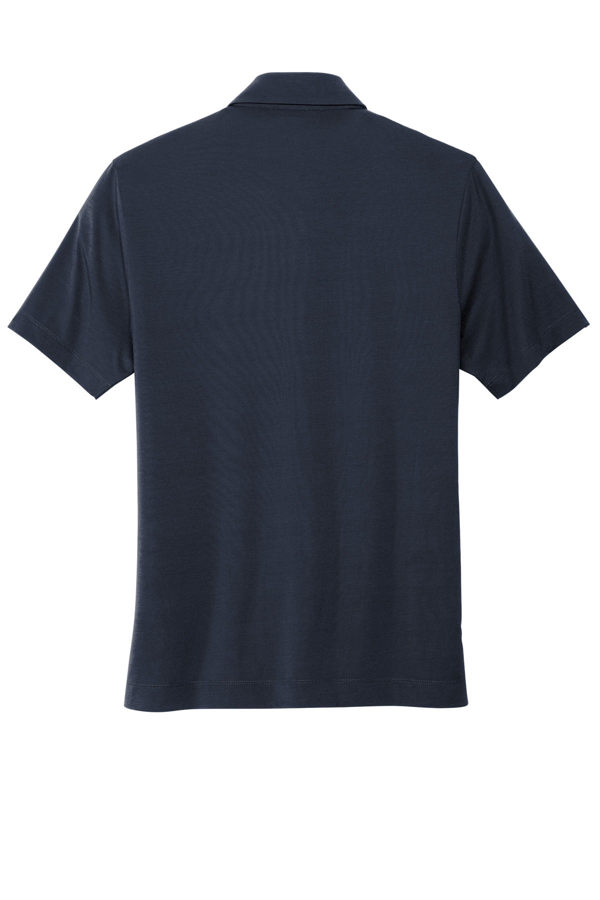 Rear View of NightNavy Mercer+Mettle Stretch Jersey Polo MM1014
