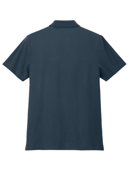 Rear View of NightNavy Mercer+Mettle Stretch Pique Polo MM1004