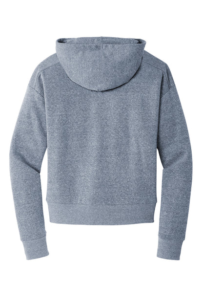 Rear View of NvyFrost District Women's Perfect Tri Fleece 1/2-Zip Pullover DT1311