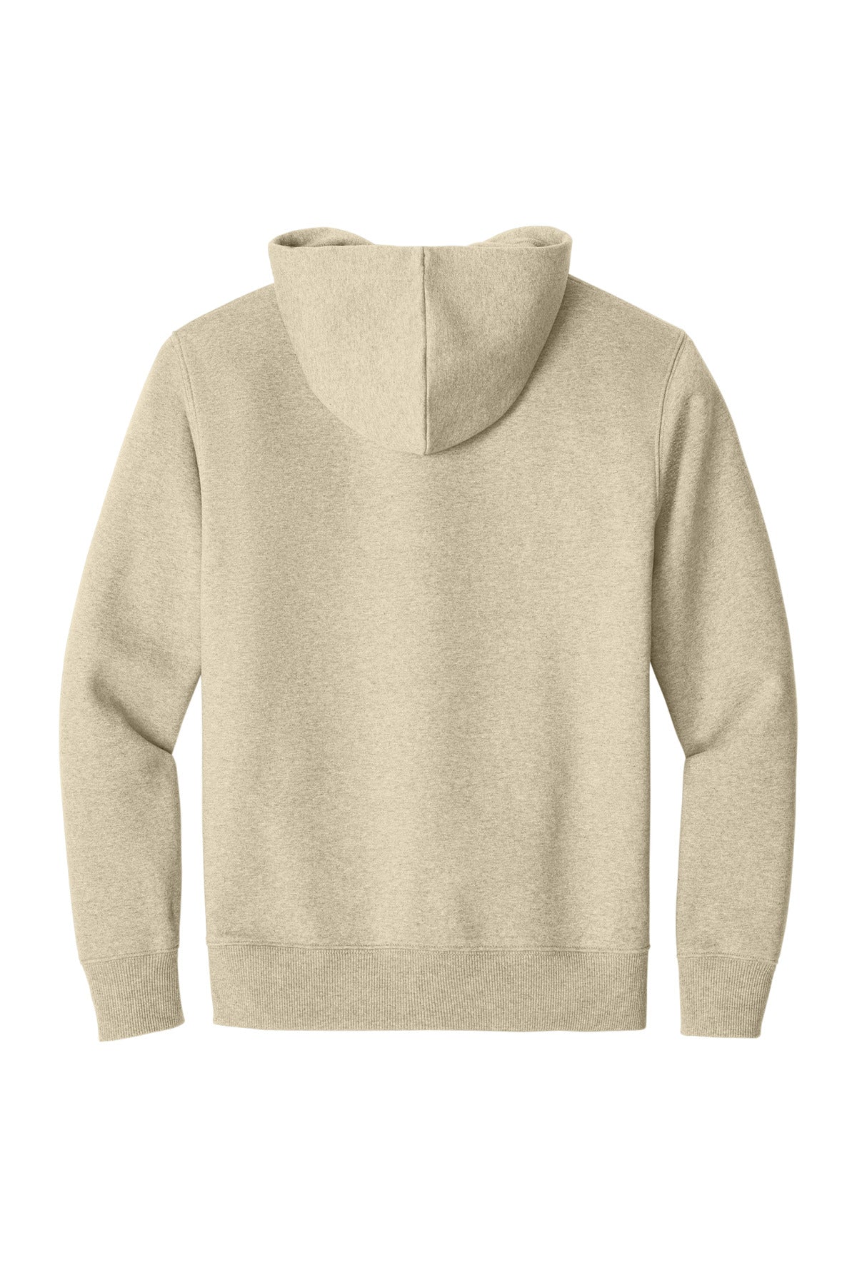 Rear View of OatHthr District V.I.T. Super Heavyweight Fleece Hoodie DT6600