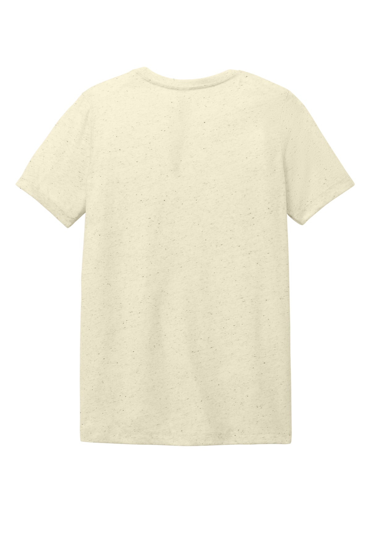 Rear View of OatmealTB BELLA+CANVAS Women's Relaxed Triblend Tee BC6413