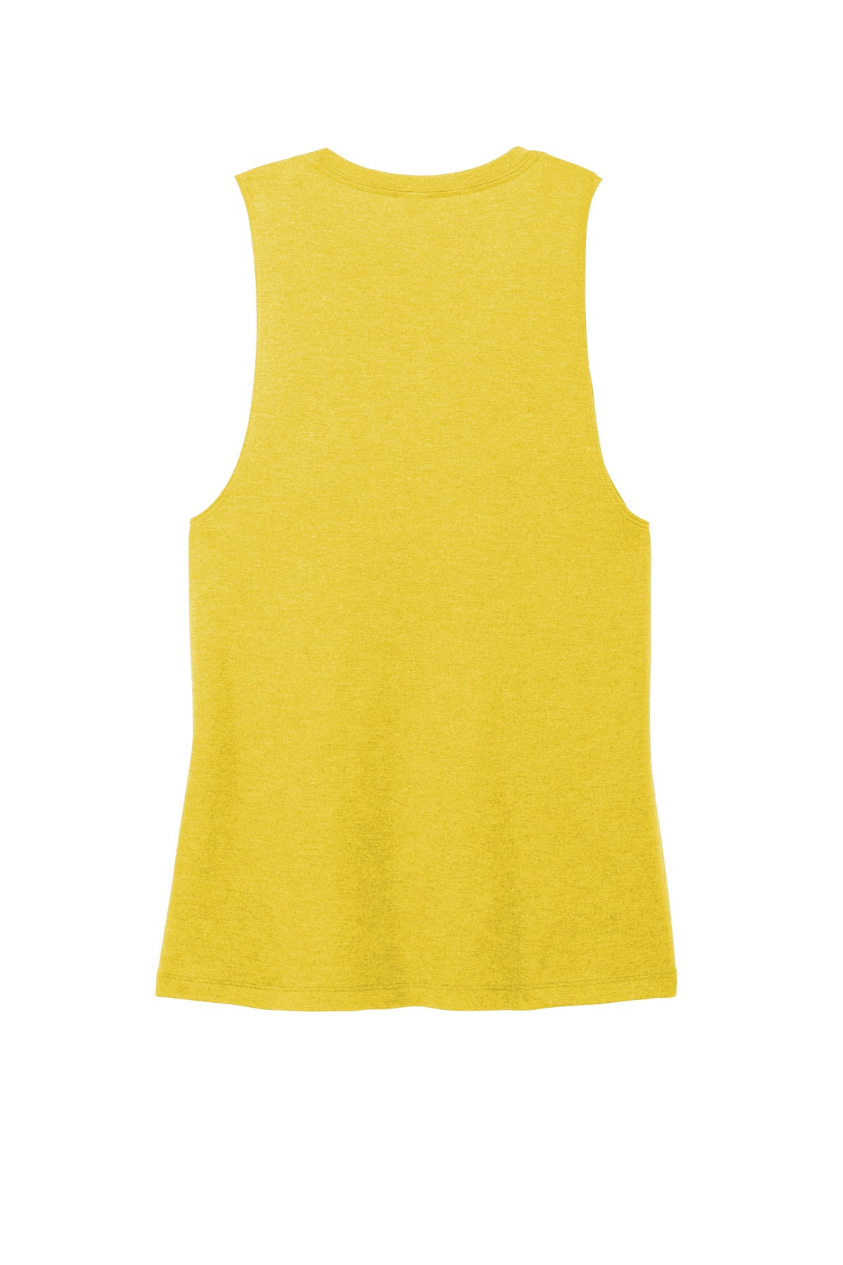 Rear View of OchreYlwHr District Women's Perfect Tri Muscle Tank DT153