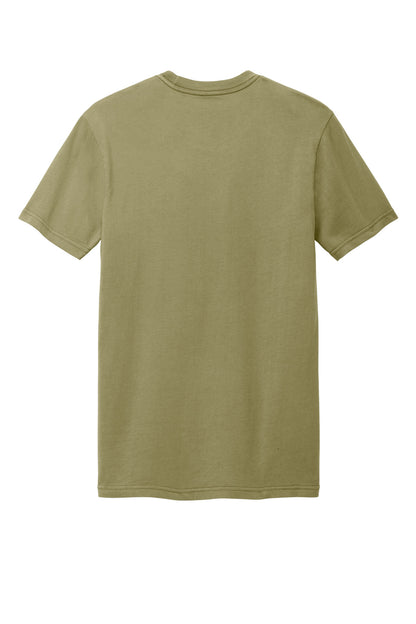 Rear View of OlvDrabGn District Wash Tee DT2101