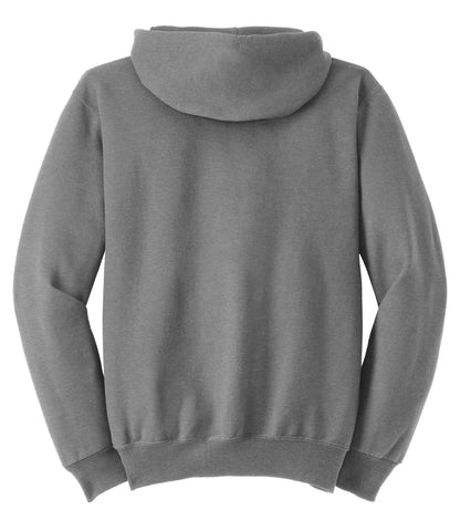 Rear View of Oxford Jerzees Super Sweats NuBlend - Full-Zip Hooded Sweatshirt. 4999M