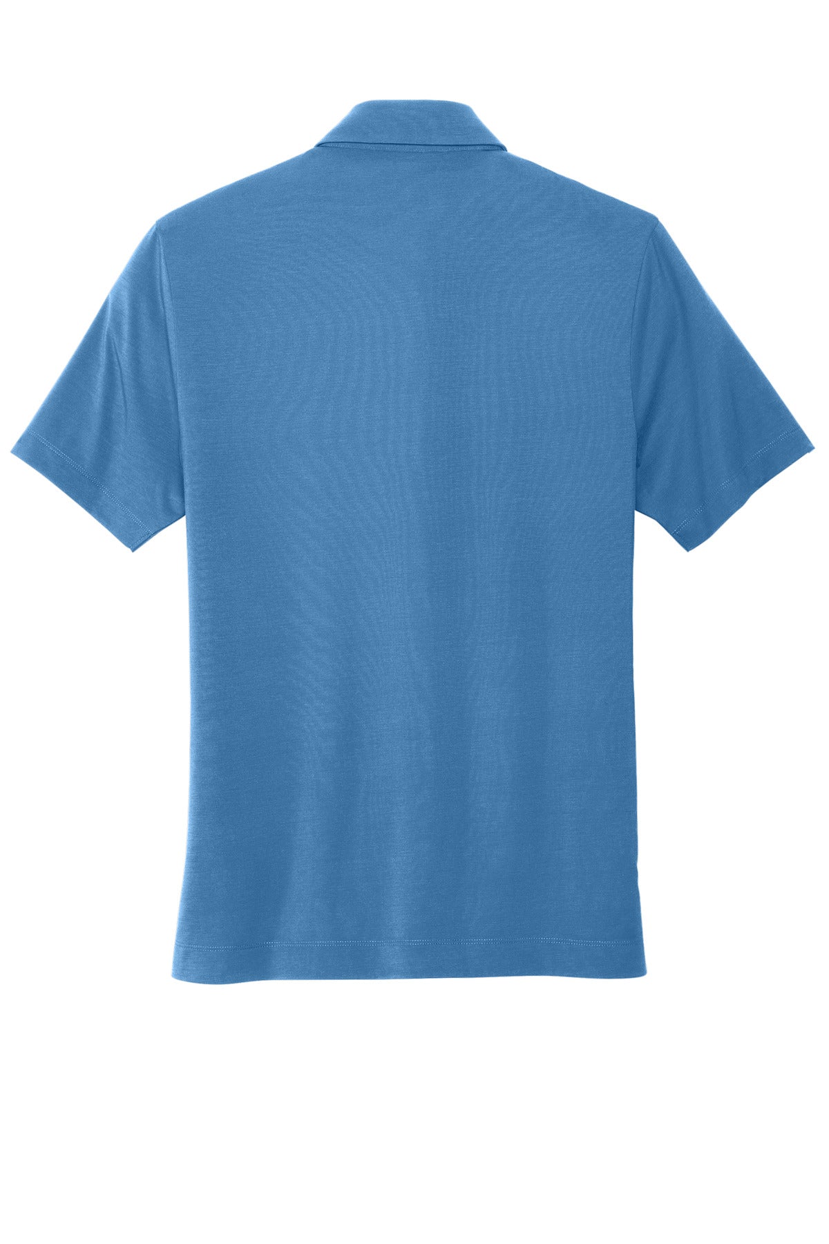 Rear View of ParisianBl Mercer+Mettle Stretch Jersey Polo MM1014