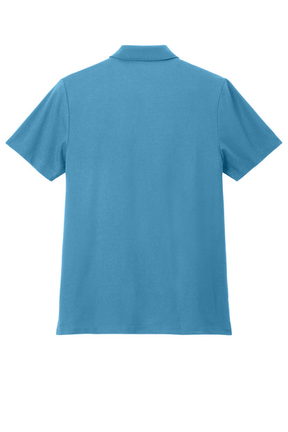 Rear View of ParisianBl Mercer+Mettle Stretch Pique Polo MM1004