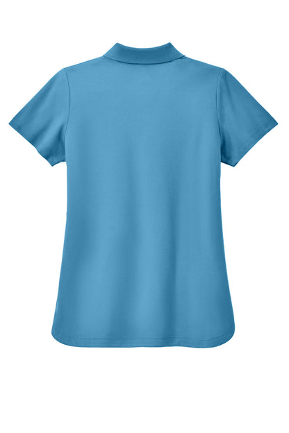 Rear View of ParisianBl Mercer+Mettle Women's Stretch Pique Polo MM1005