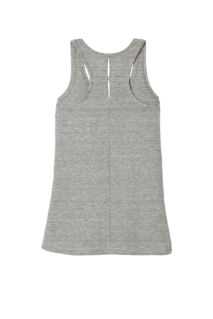 Rear View of Petrol Gry Hth OGIO Women's Luuma Tank. LOG801