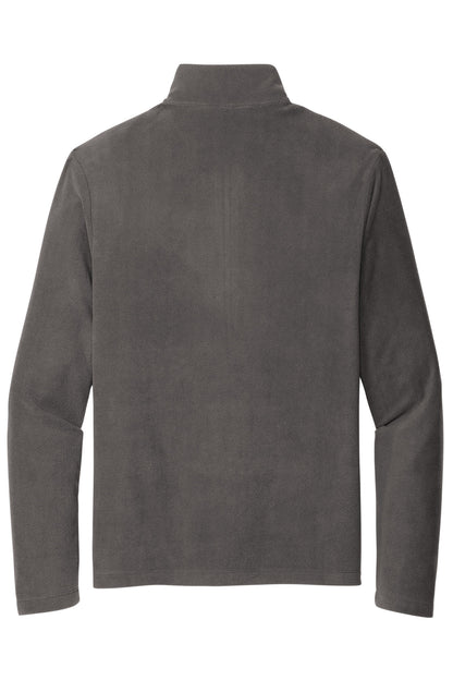 Rear View of Pewter Port Authority Accord Microfleece Jacket F151