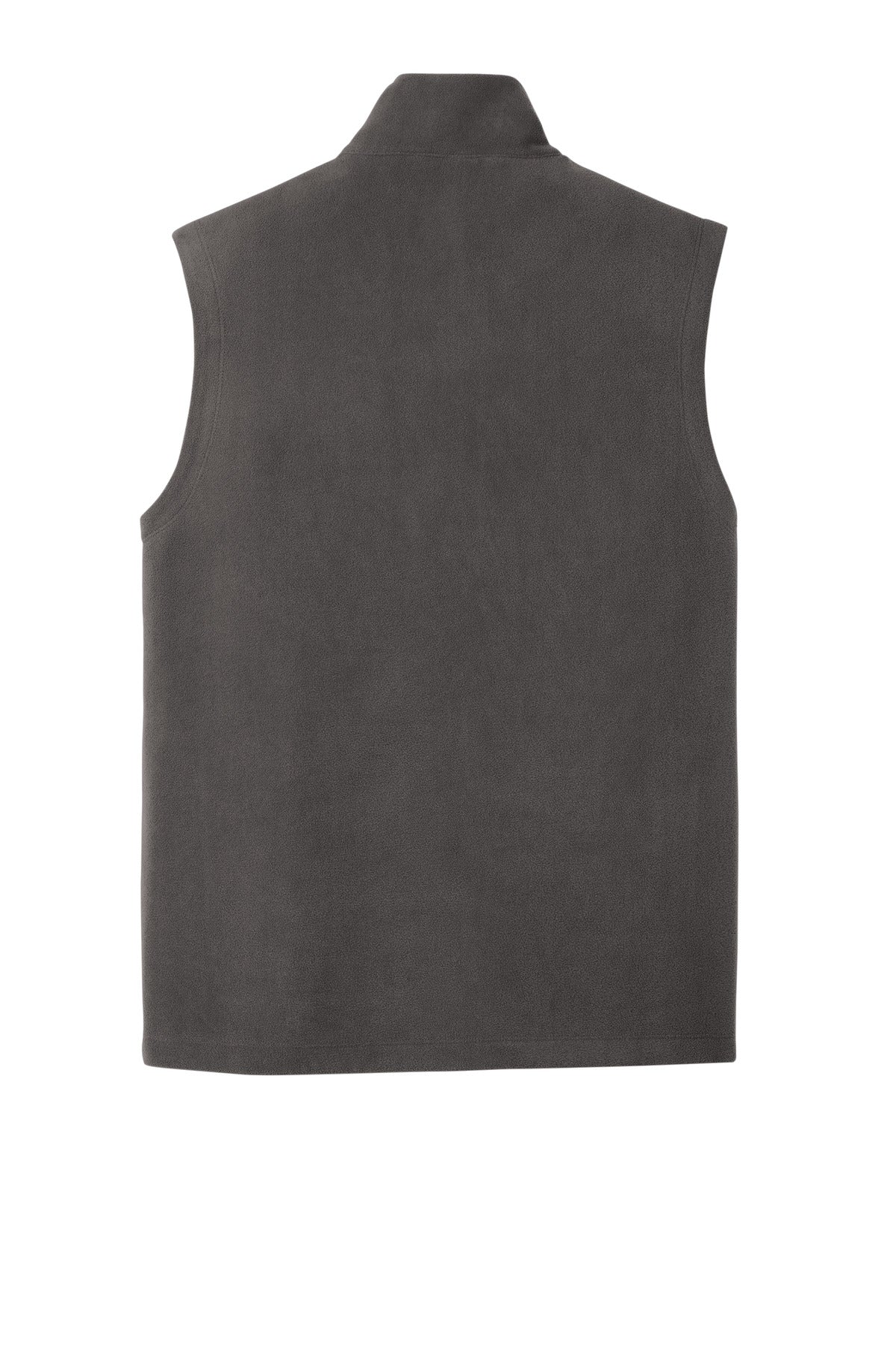 Rear View of Pewter Port Authority Accord Microfleece Vest F152