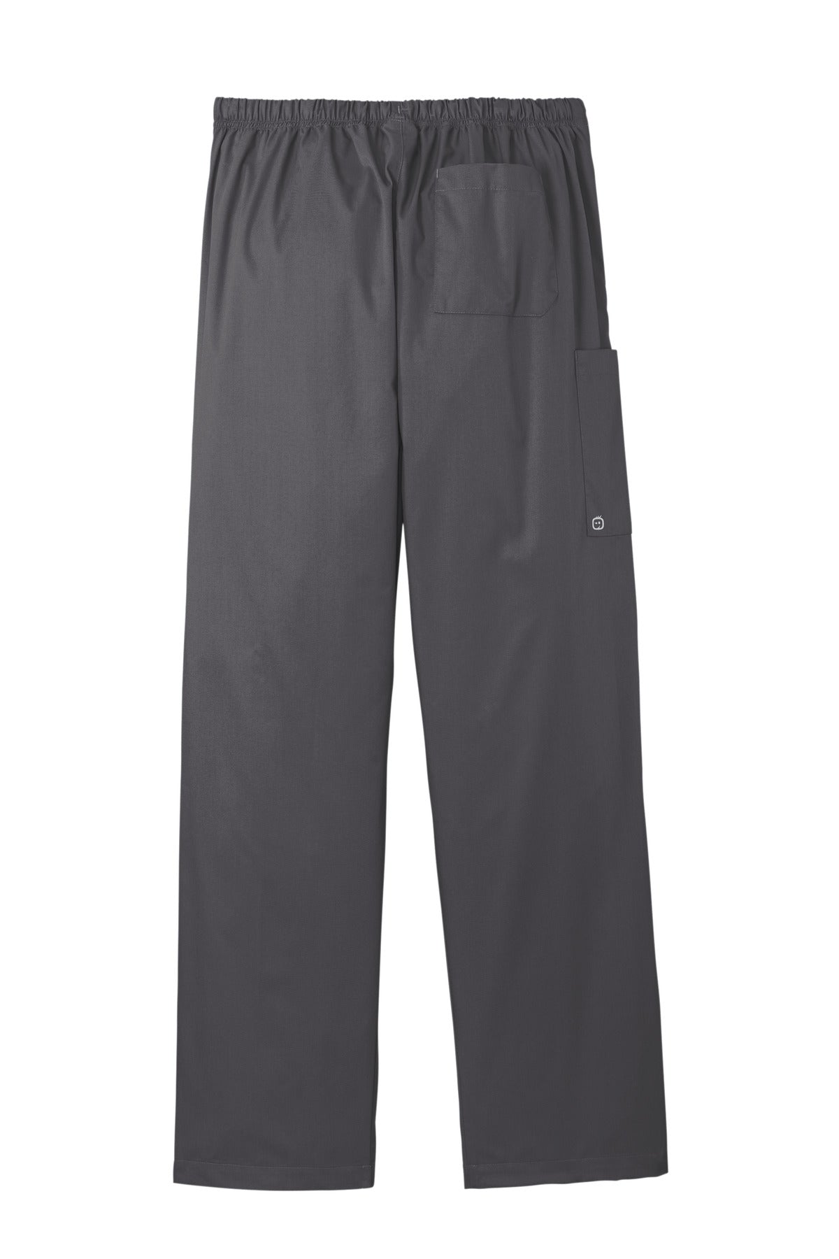 Rear View of Pewter Wink Unisex Tall WorkFlex Cargo Pant WW3150T