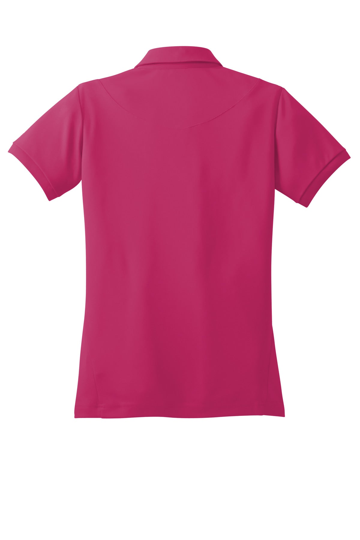Rear View of Pink Crush OGIO - Jewel Polo. LOG101