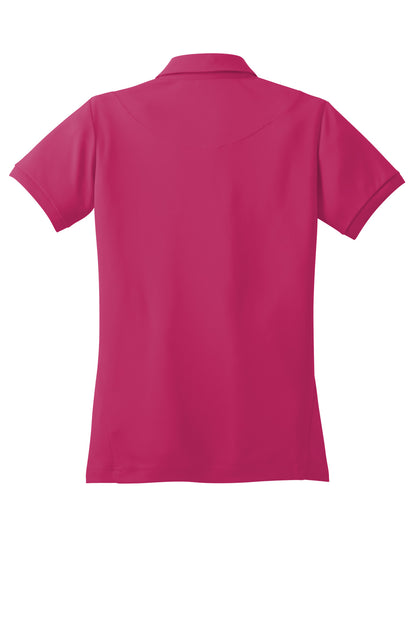 Rear View of Pink Crush OGIO - Jewel Polo. LOG101