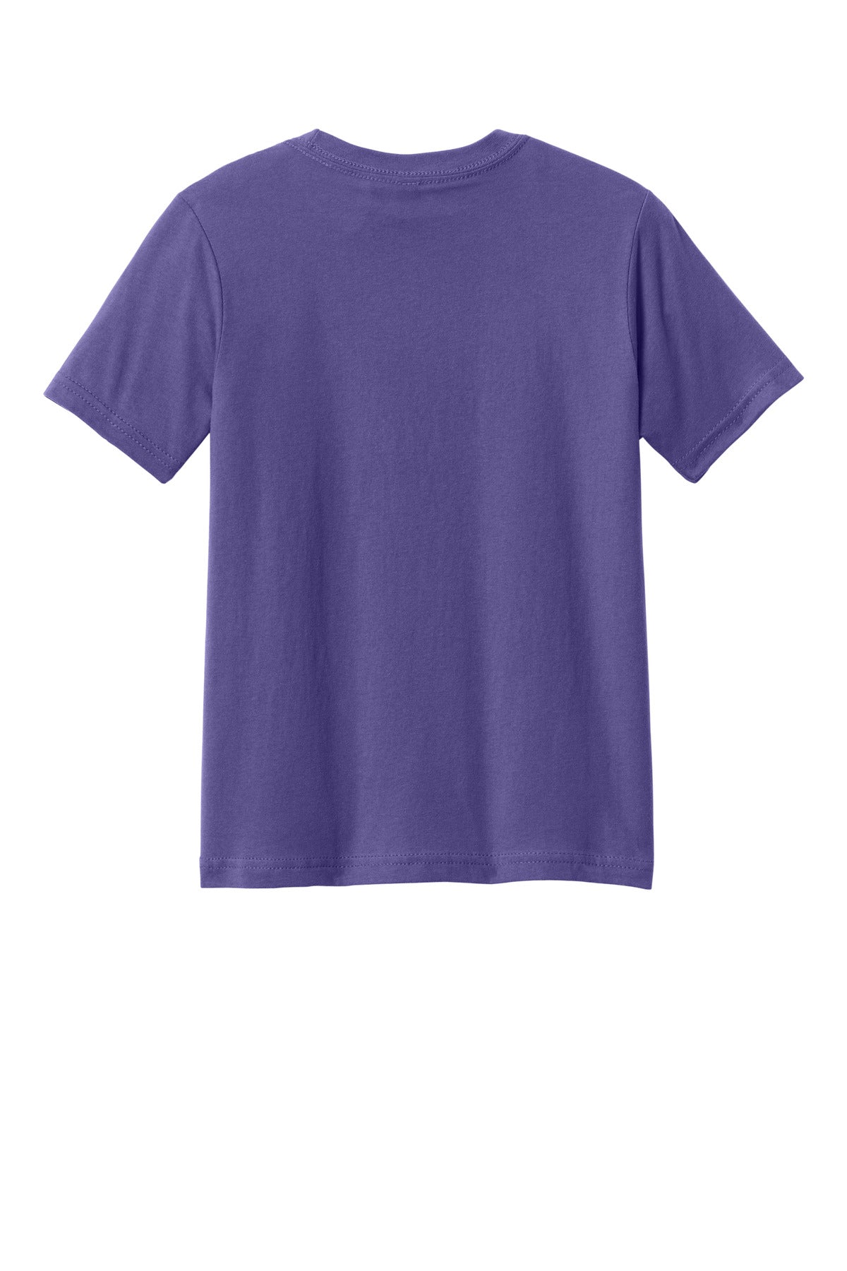 Rear View of PurpleRush Next Level Apparel Youth Cotton Tee NL3310