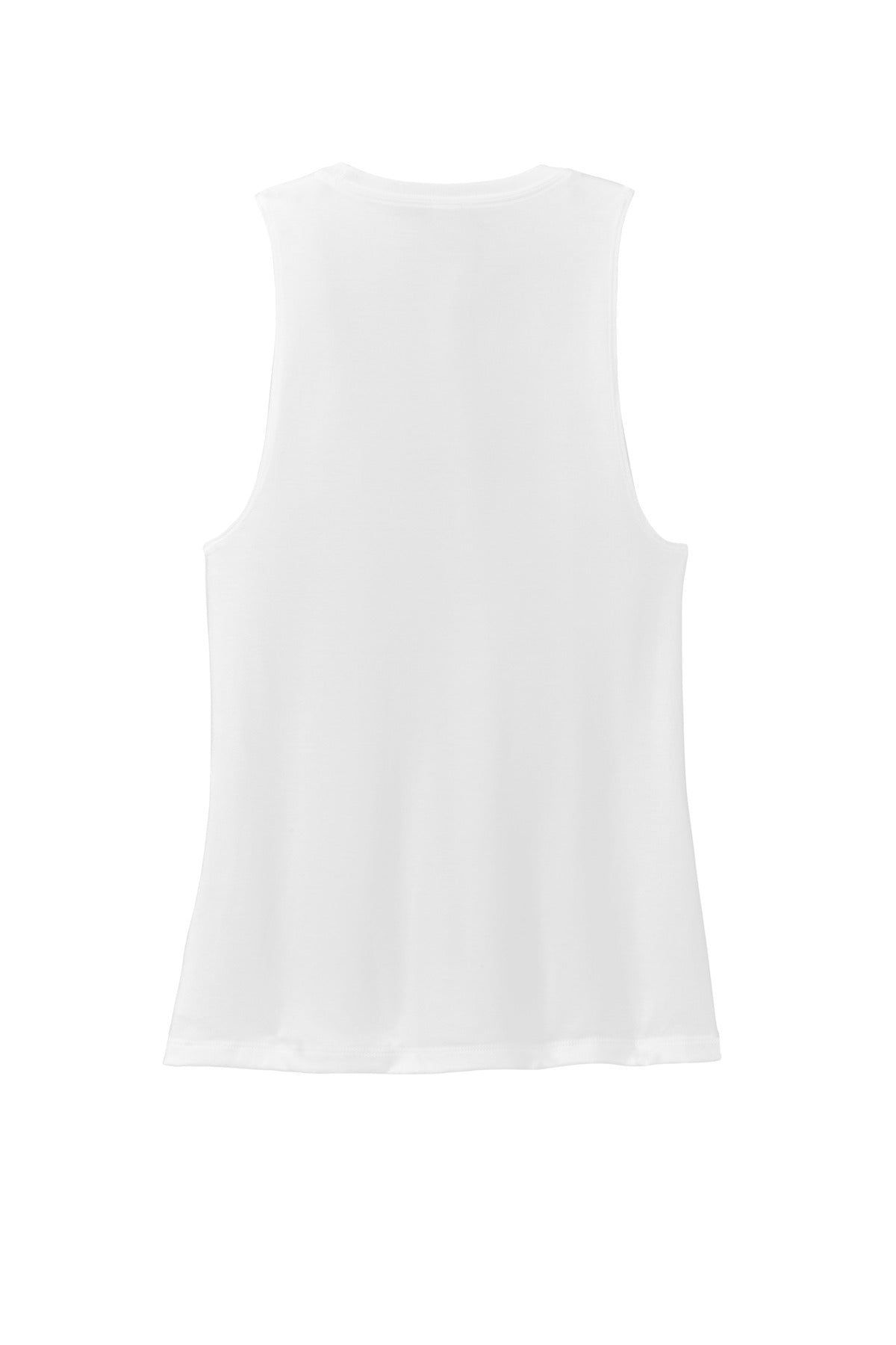 Rear View of RedFrost District Women's Perfect Tri Muscle Tank DT153