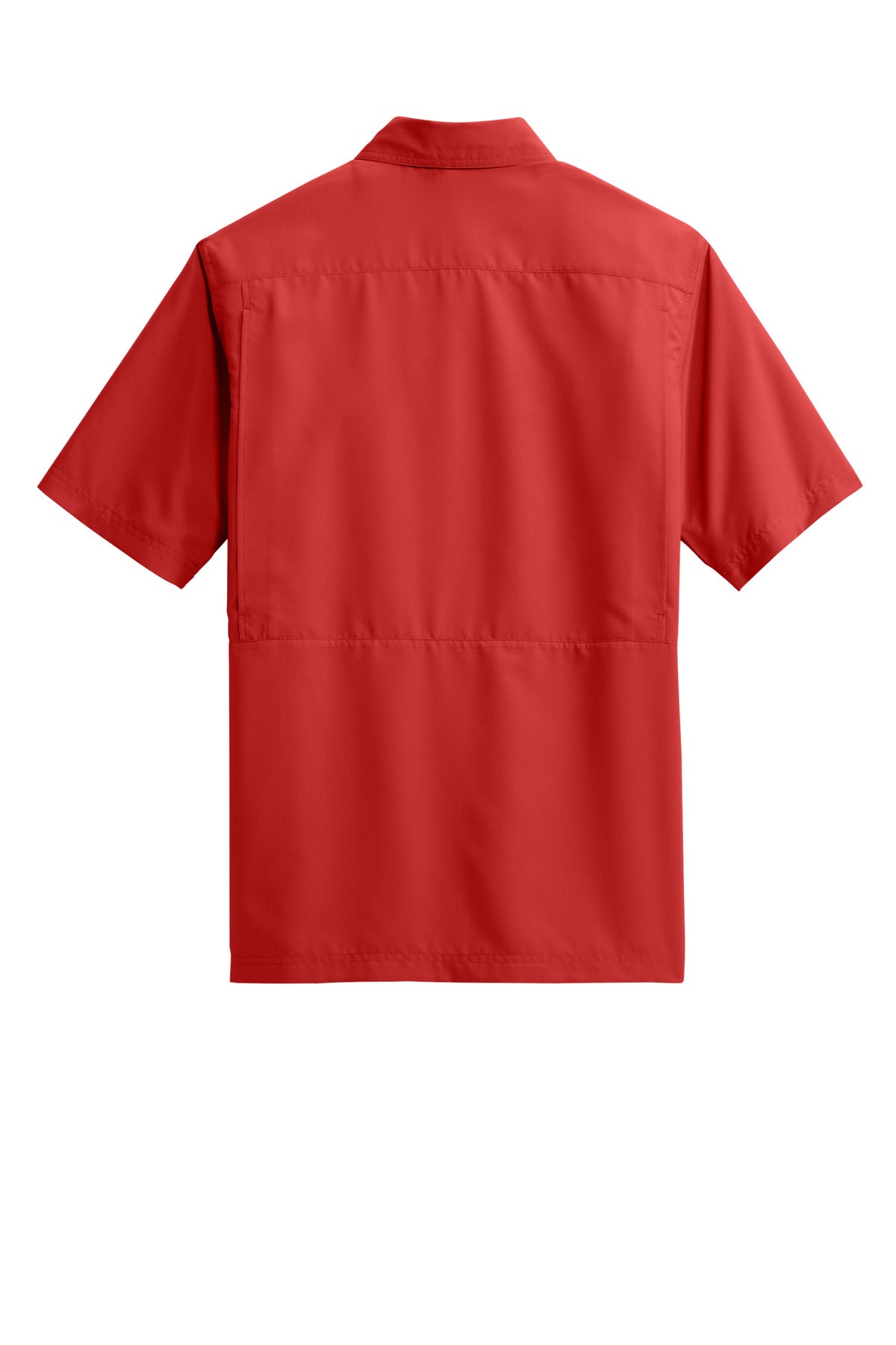 Rear View of RichRed Port Authority Short Sleeve UV Daybreak Shirt W961