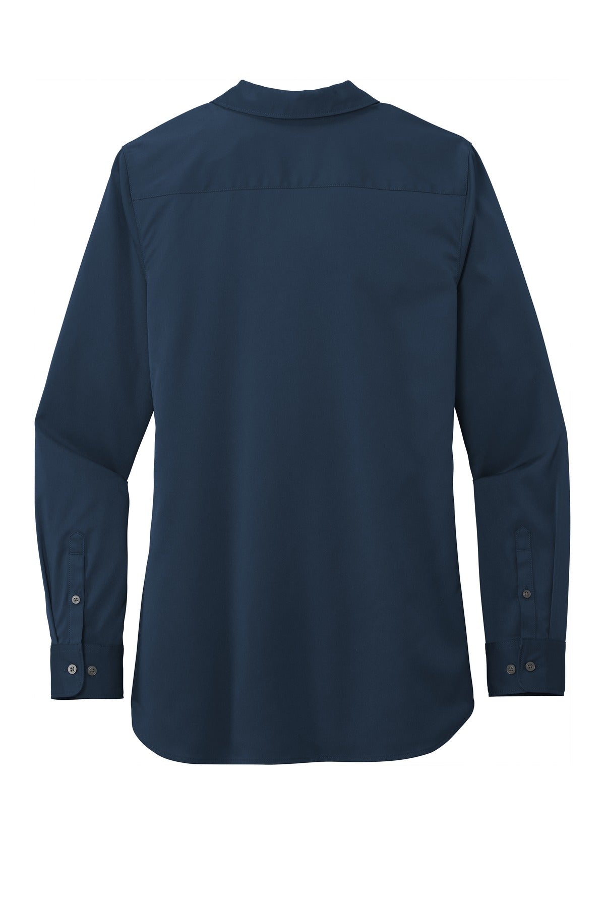 Rear View of River Blue Nvy Port Authority Ladies City Stretch Tunic LW680