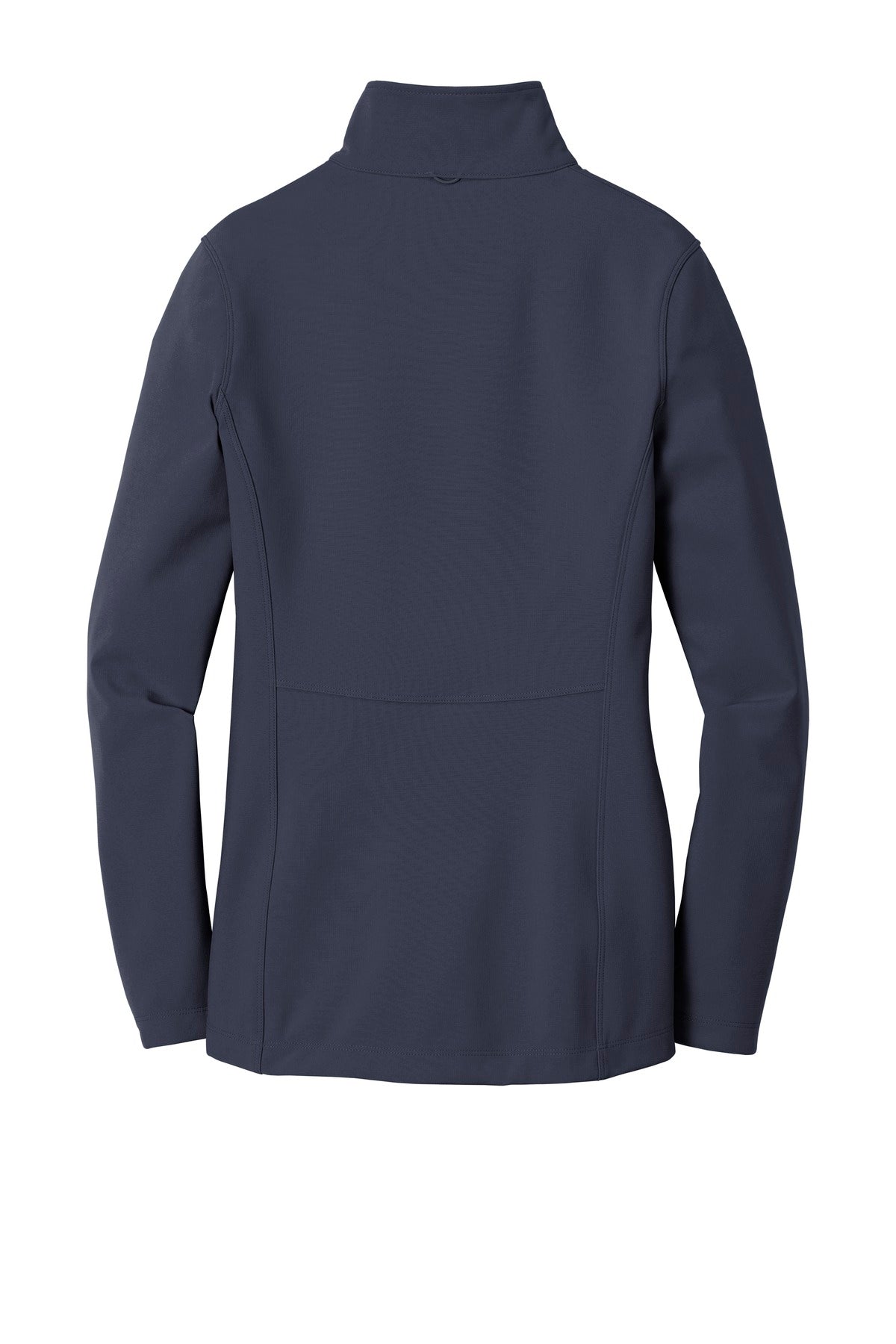 Rear View of River Blue Port Authority Women's Collective Soft Shell Jacket. L901