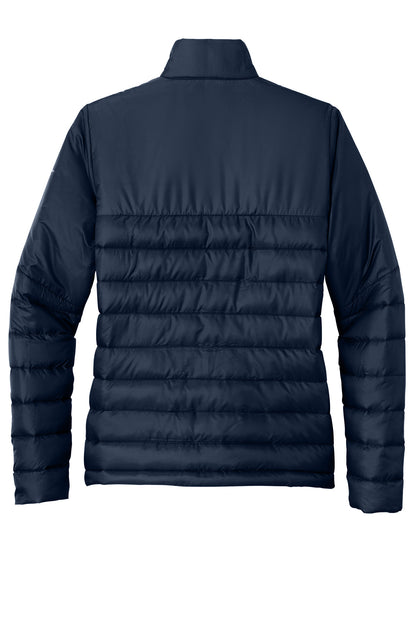 Rear View of RiverBlNv Eddie Bauer Women's Quilted Jacket EB511