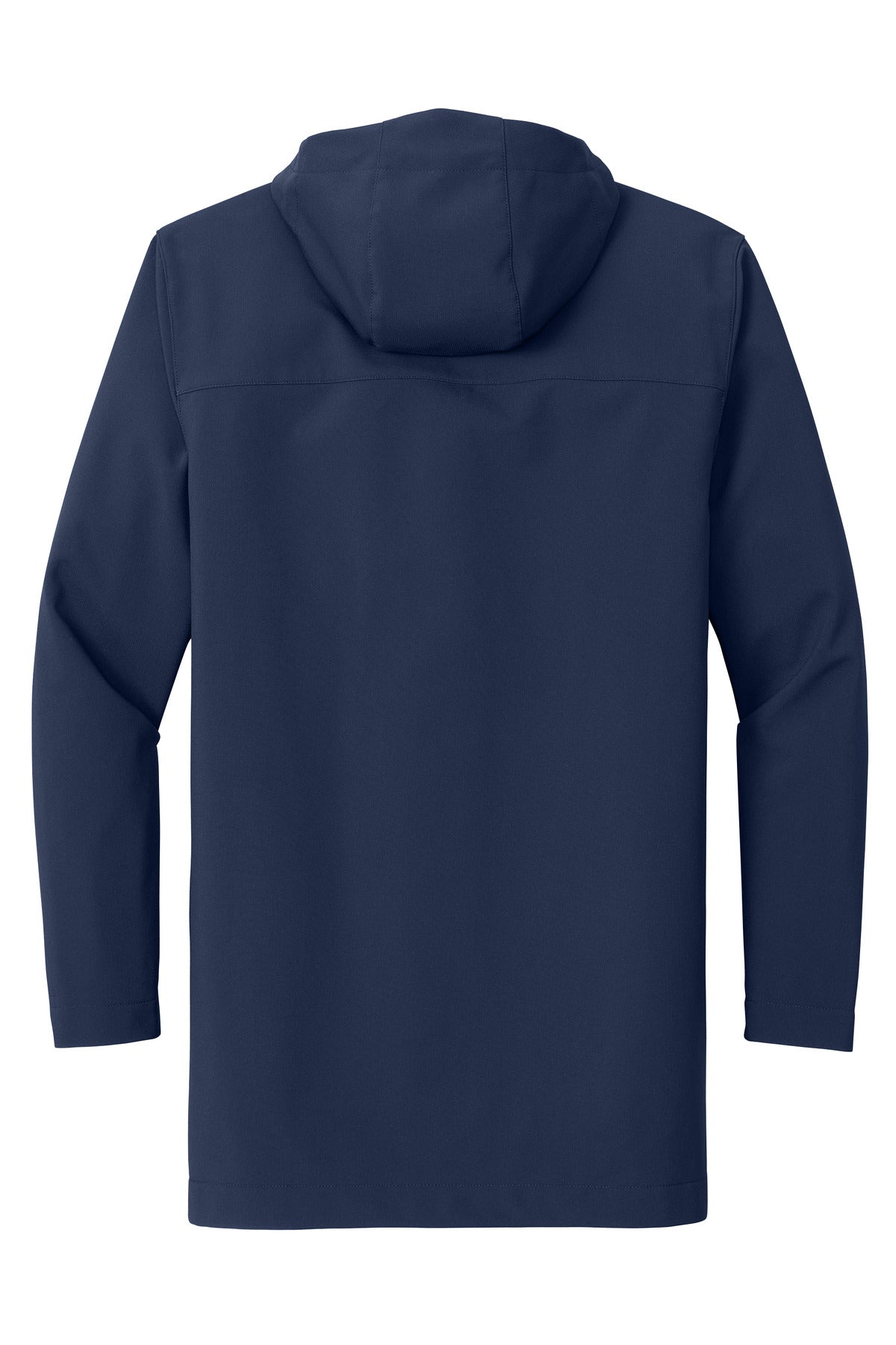 Rear View of RiverBlNv Port Authority Collective Outer Soft Shell Parka J919