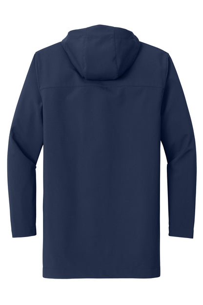 Rear View of RiverBlNv Port Authority Collective Outer Soft Shell Parka J919