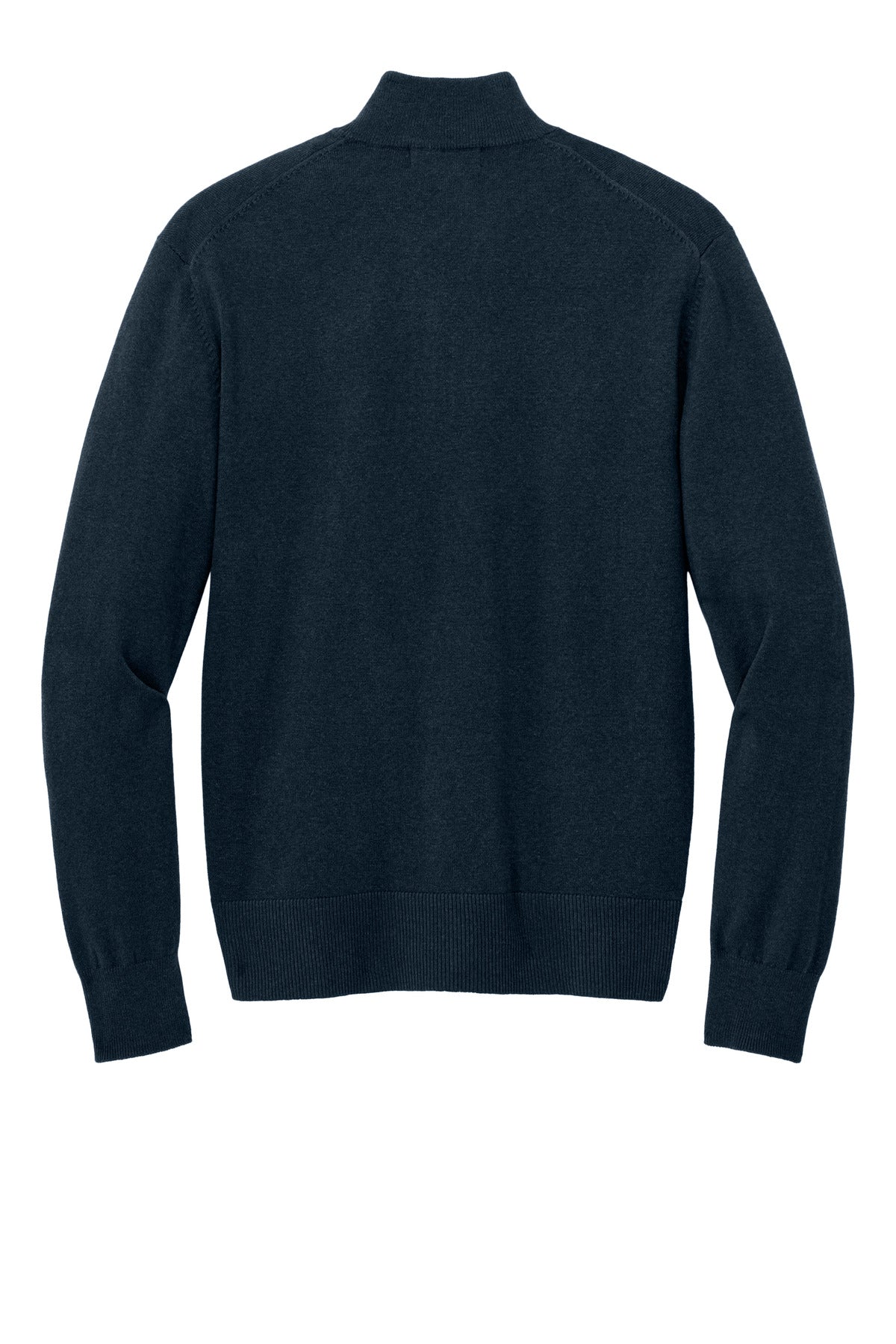 Rear View of RiverBlNv Port Authority Easy Care 1/4-Zip Sweater SW2900